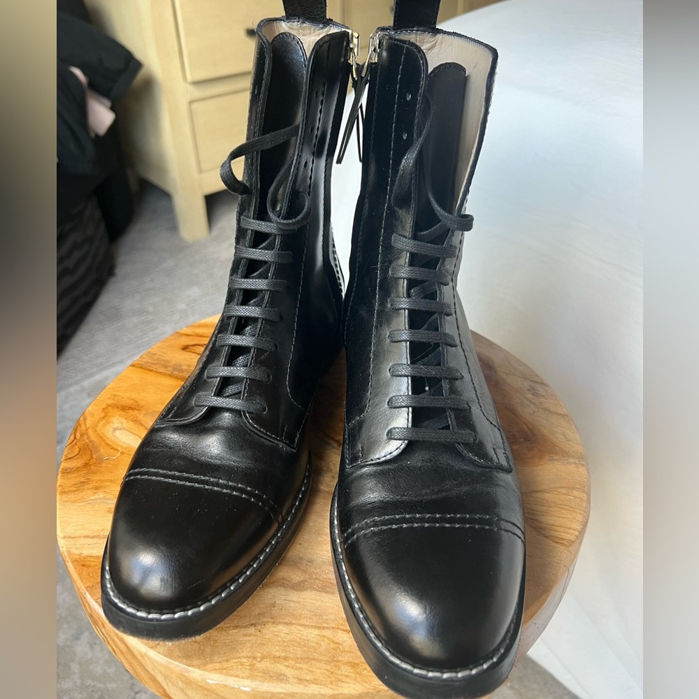 Theory Combat Boots - Size 37